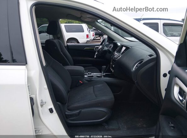 5N1DR2MMXHC671567 2017 NISSAN PATHFINDER White Vista interior delantera