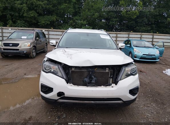 5N1DR2MMXHC671567 2017 NISSAN PATHFINDER White Vista del cuadro de instrumentos