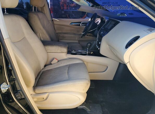 5N1DR2MMXHC689521 2017 NISSAN PATHFINDER Black Սալոնի դիմացի տեսք