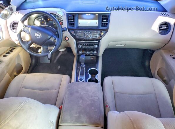 5N1DR2MMXHC689521 2017 NISSAN PATHFINDER Black Առջևի վահանակի տեսք