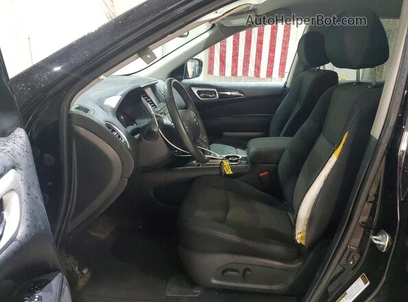 5N1DR2MMXHC905626 2017 NISSAN PATHFINDER Black Front interior view