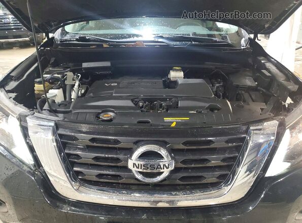 5N1DR2MMXHC905626 2017 NISSAN PATHFINDER Black Engine compartment view