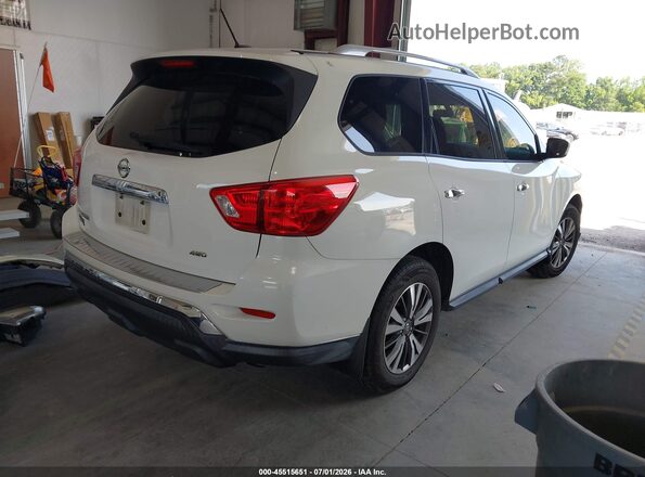 5N1DR2MMXHC913838 2017 NISSAN PATHFINDER White Задня права чверть