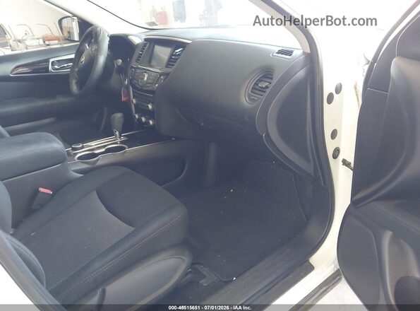 5N1DR2MMXHC913838 2017 NISSAN PATHFINDER White Вид салону спереду