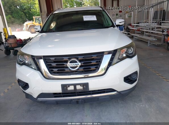 5N1DR2MMXHC913838 2017 NISSAN PATHFINDER White Вид щитка приладів