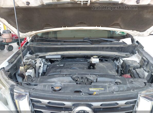 5N1DR2MMXHC913838 2017 NISSAN PATHFINDER White Вид ззаду