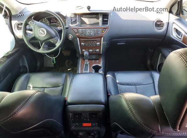 5N1DR2MMXJC639806 2018 NISSAN PATHFINDER White Вид панелі приладів