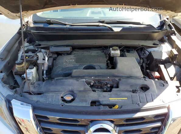 5N1DR2MMXJC639806 2018 NISSAN PATHFINDER White Вид підкапотного простору