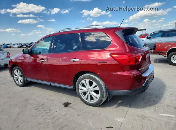 5N1DR2MMXJC658050 2018 NISSAN PATHFINDER Red უკანა მარცხენა