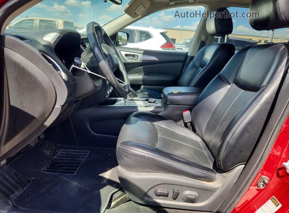 5N1DR2MMXJC658050 2018 NISSAN PATHFINDER Red წინა სალონის ხედი
