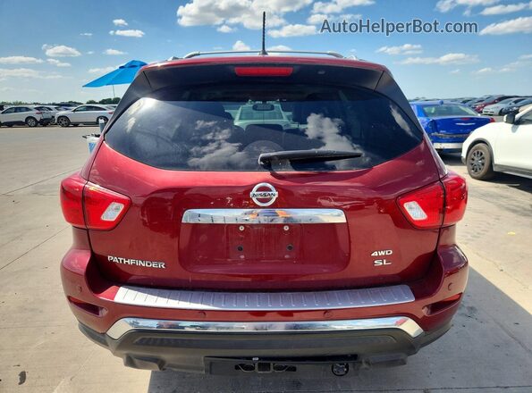 5N1DR2MMXJC658050 2018 NISSAN PATHFINDER Red უკანა ხედი