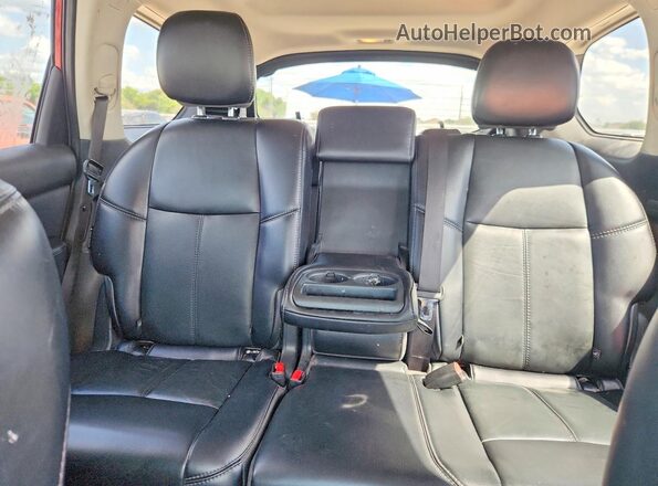 5N1DR2MMXJC658050 2018 NISSAN PATHFINDER Red უკანა სავარძლების ხედი