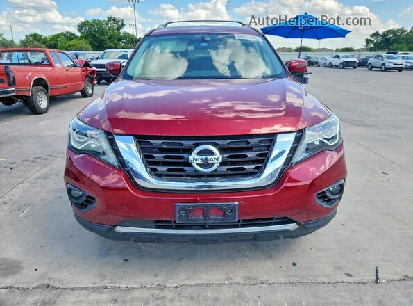 5N1DR2MMXJC658050 2018 NISSAN PATHFINDER Red წინა ხედი