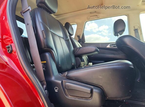 5N1DR2MMXJC658050 2018 NISSAN PATHFINDER Red უკანა სალონის ხედი