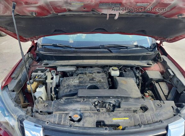 5N1DR2MMXJC658050 2018 NISSAN PATHFINDER Red ძრავის განყოფილების ხედი