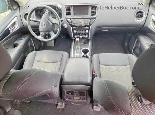5N1DR2MMXJC659702 2018 NISSAN PATHFINDER Black Widok deski rozdzielczej