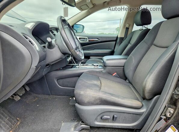5N1DR2MMXJC659702 2018 NISSAN PATHFINDER Black Widok wnętrza z przodu