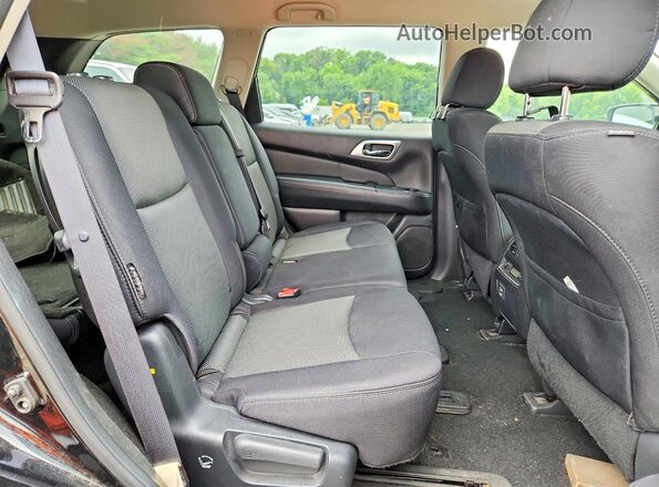 5N1DR2MMXJC659702 2018 NISSAN PATHFINDER Black Widok wnętrza z tyłu