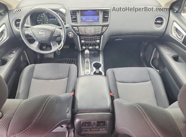 5N1DR2MMXKC579544 2019 NISSAN PATHFINDER Gray Dashboard view