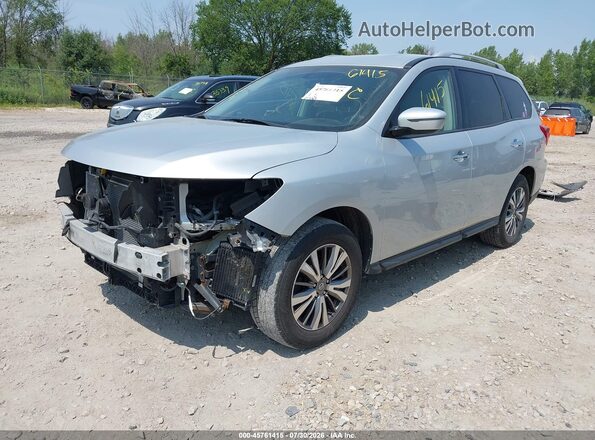 5N1DR2MMXKC646370 2019 NISSAN PATHFINDER Серый Передняя левая четверть