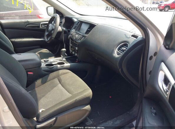 5N1DR2MMXKC646370 2019 NISSAN PATHFINDER Серый Вид салона спереди