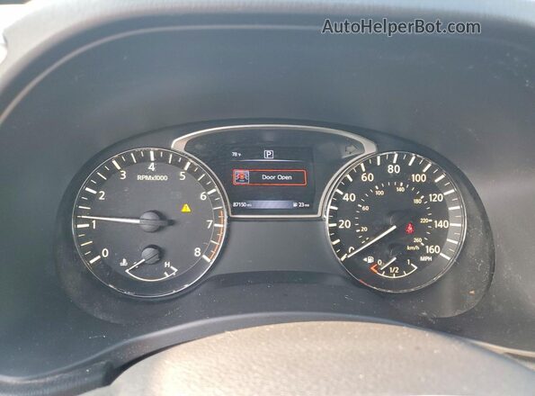 5N1DR2MN0HC601438 2017 NISSAN PATHFINDER Gray Instrument cluster view