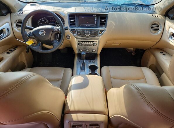 5N1DR2MN0HC623326 2017 NISSAN PATHFINDER White Dashboard view