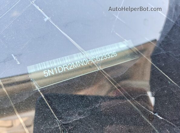 5N1DR2MN0HC623326 2017 NISSAN PATHFINDER White VIN sticker view