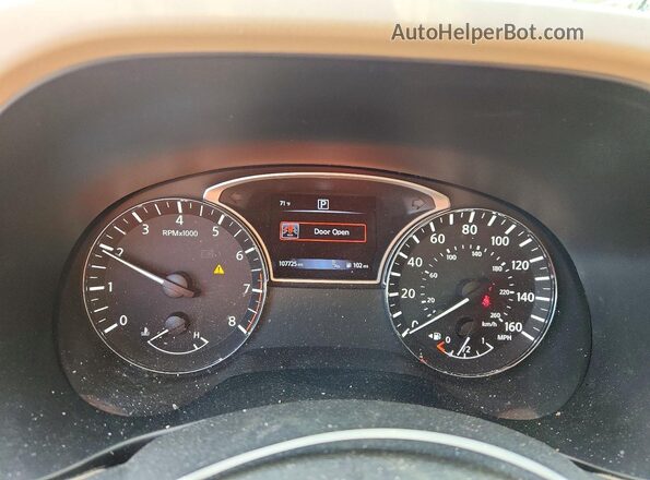 5N1DR2MN0HC623326 2017 NISSAN PATHFINDER White Instrument cluster view