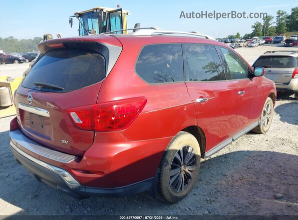 5N1DR2MN0HC640093 2017 NISSAN PATHFINDER Red Tył prawy