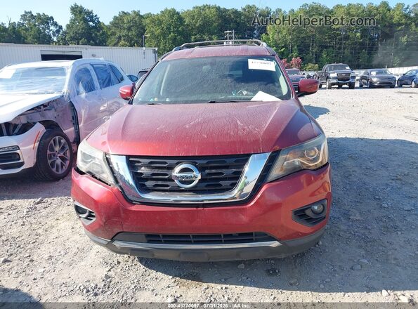 5N1DR2MN0HC640093 2017 NISSAN PATHFINDER Red Widok zestawu wskaźników
