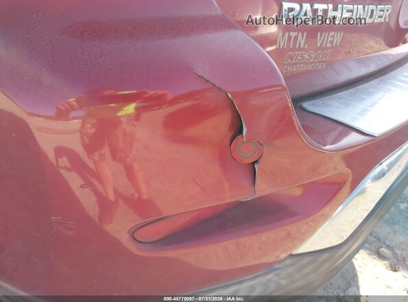 5N1DR2MN0HC640093 2017 NISSAN PATHFINDER Red Widok z przodu