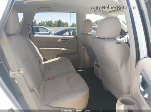 5N1DR2MN0HC646590 2017 NISSAN PATHFINDER White Vista de la etiqueta del VIN