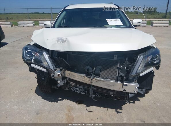 5N1DR2MN0HC646590 2017 NISSAN PATHFINDER White Vista del cuadro de instrumentos