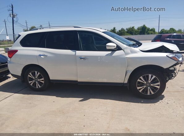 5N1DR2MN0HC646590 2017 NISSAN PATHFINDER White Vista interior trasera