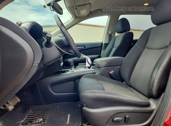 5N1DR2MN0HC651157 2017 NISSAN PATHFINDER Burgundy Vista interior delantera