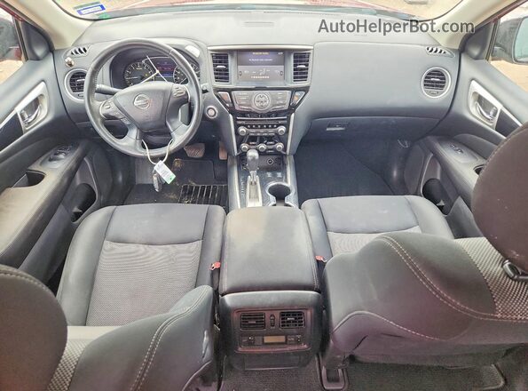 5N1DR2MN0HC651157 2017 NISSAN PATHFINDER Burgundy Vista del salpicadero
