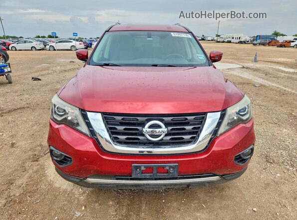 5N1DR2MN0HC651157 2017 NISSAN PATHFINDER Burgundy Vista frontal