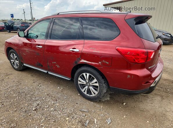 5N1DR2MN0HC651157 2017 NISSAN PATHFINDER Burgundy Trasero izquierdo