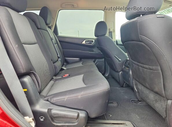 5N1DR2MN0HC651157 2017 NISSAN PATHFINDER Burgundy Vista interior trasera