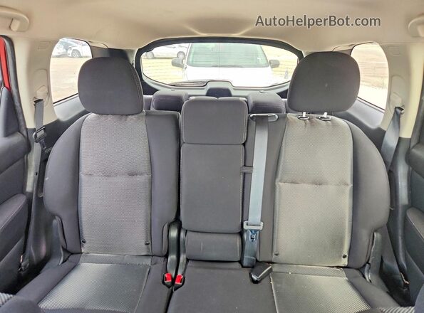 5N1DR2MN0HC651157 2017 NISSAN PATHFINDER Burgundy Vista de los asientos traseros