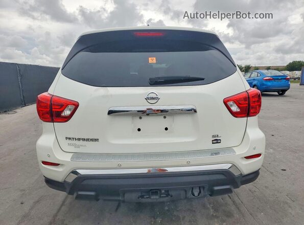 5N1DR2MN0HC652082 2017 NISSAN PATHFINDER White Вид ззаду