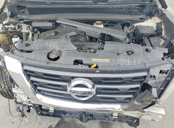 5N1DR2MN0HC652082 2017 NISSAN PATHFINDER White Вид підкапотного простору