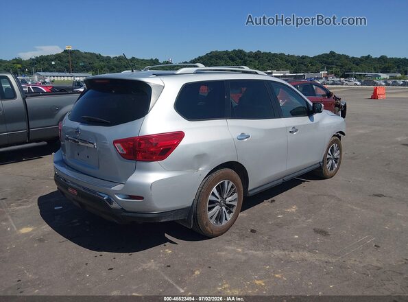 5N1DR2MN0HC683705 2017 NISSAN PATHFINDER Silver Задня права чверть