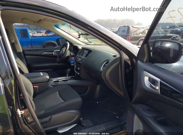 5N1DR2MN0JC607844 2018 NISSAN PATHFINDER Black Widok wnętrza z przodu