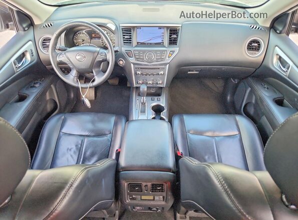 5N1DR2MN0JC643341 2018 NISSAN PATHFINDER White Առջևի վահանակի տեսք