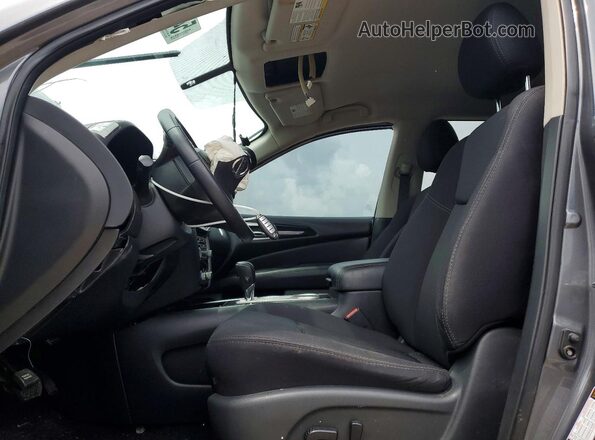 5N1DR2MN0KC593297 2019 NISSAN PATHFINDER Gray წინა სალონის ხედი