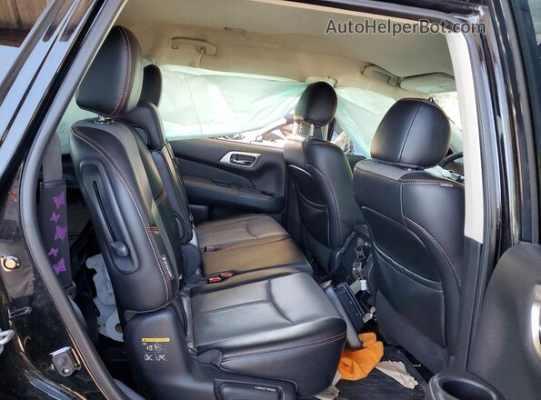 5N1DR2MN0KC631398 2019 NISSAN PATHFINDER Black Vista de los asientos traseros