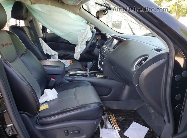 5N1DR2MN0KC631398 2019 NISSAN PATHFINDER Black Vista interior delantera