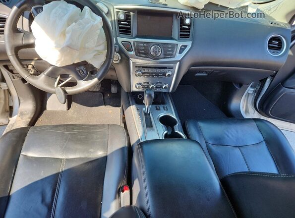 5N1DR2MN1HC601237 2017 NISSAN PATHFINDER Silver Առջևի վահանակի տեսք